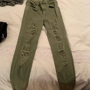 Green Jeggings